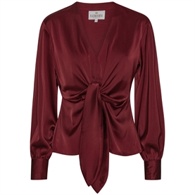 Karmamia Blair Bluse, Semi Rich Merlot